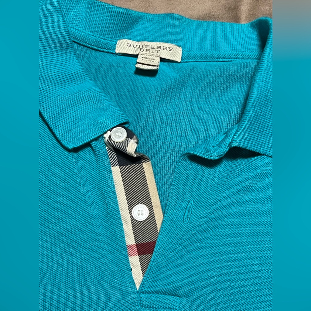 **Nwot** Burberry Men’s Polo